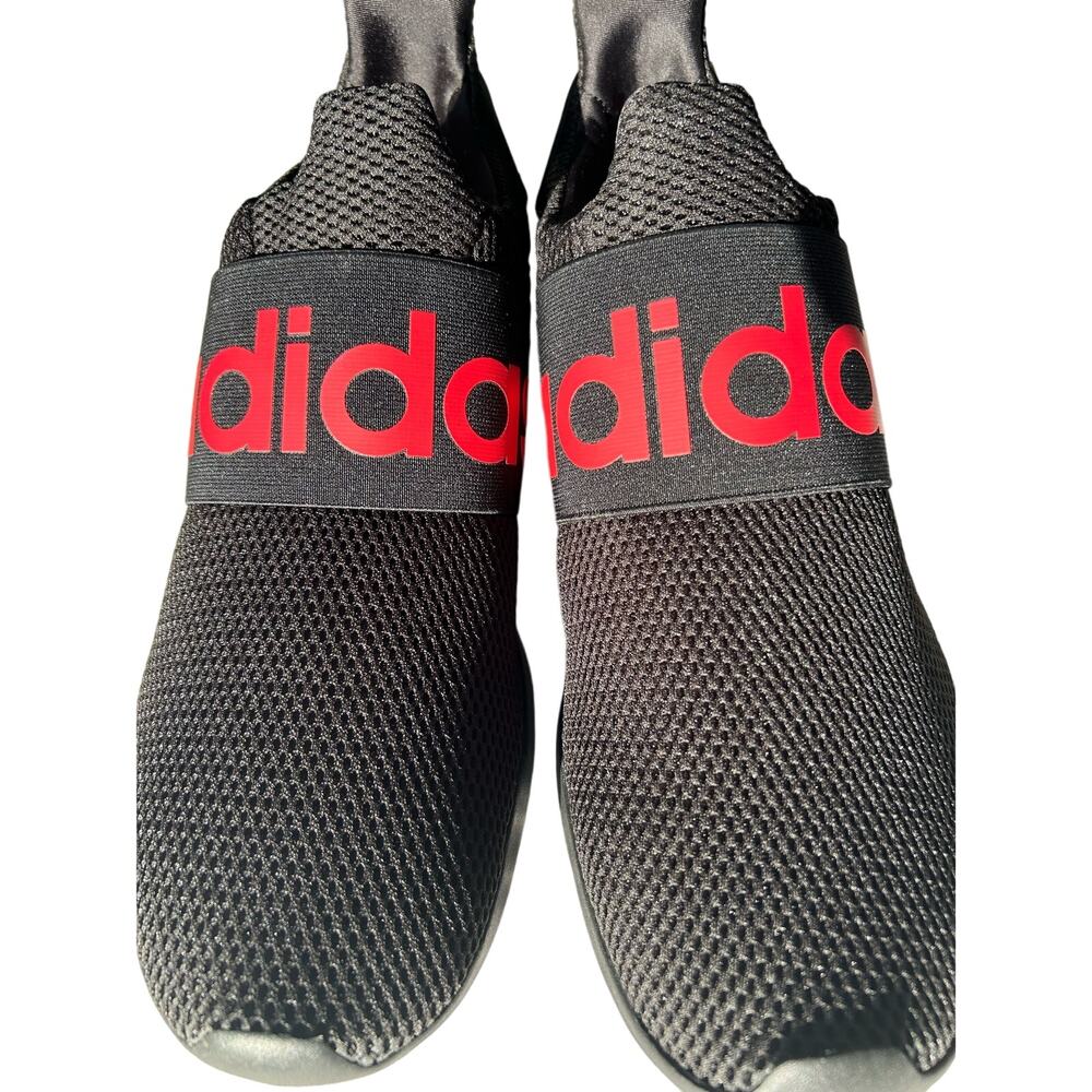 ADIDAS Men's 'Lite Racer Adapt' Running Sneaker SZ 11.5, Black/Red, Slip-On - Picture 4 of 7